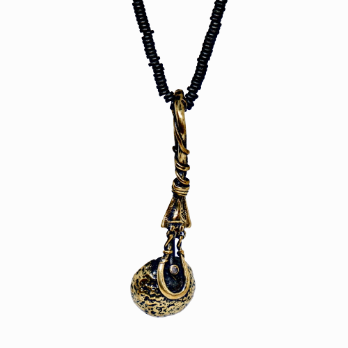 Hammer Bronze Necklace