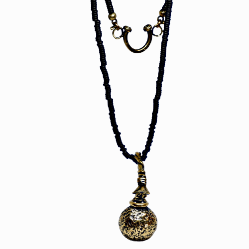 Hammer Bronze Necklace