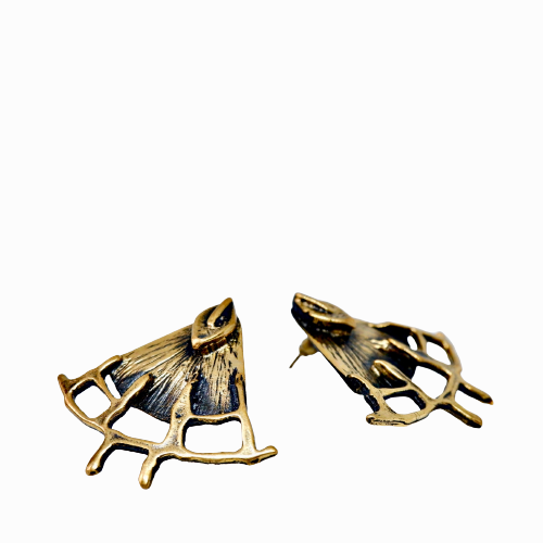 Array Bronze Earring