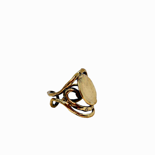 Coin Bronze Adjustable Ring