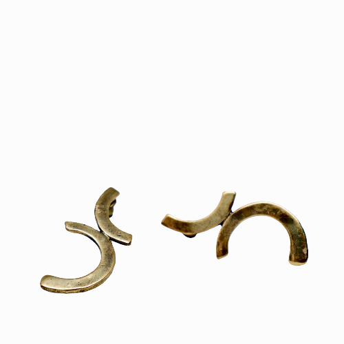 Indefinite Bronze Earring