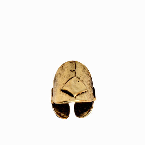 Paper Bronze Adjustable Ring