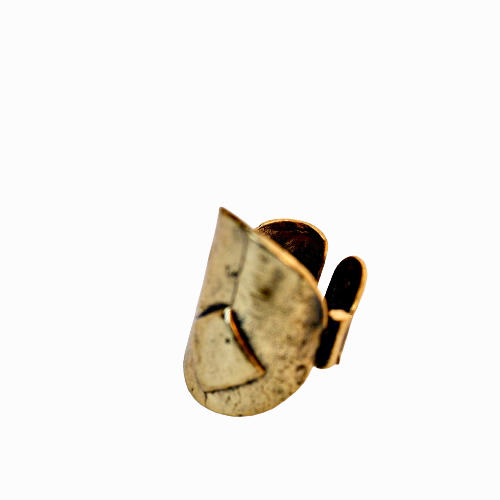 Paper Bronze Adjustable Ring