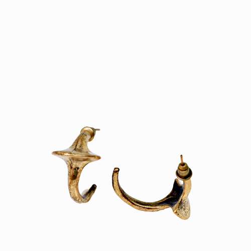 Shark Bronze Earring