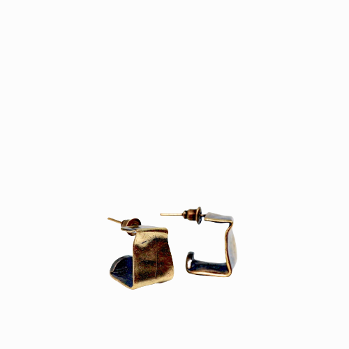 Square Bronze Earring