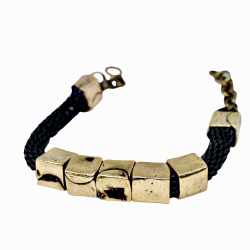 Square Bronze Bracelet