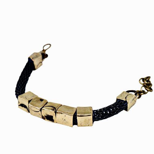 Square Bronze Bracelet