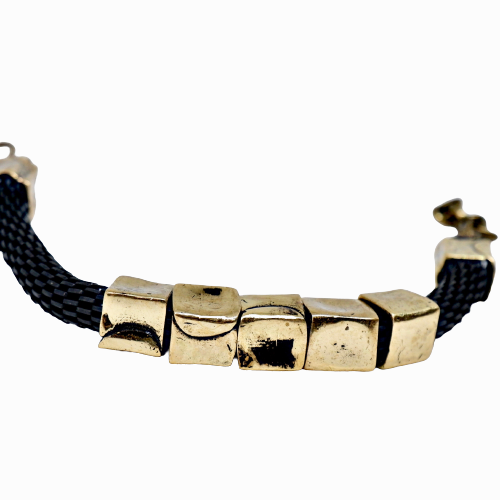 Square Bronze Bracelet