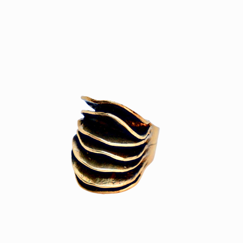 Wavy Bronze Ring