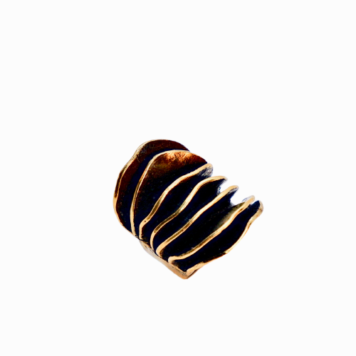 Wavy Bronze Ring